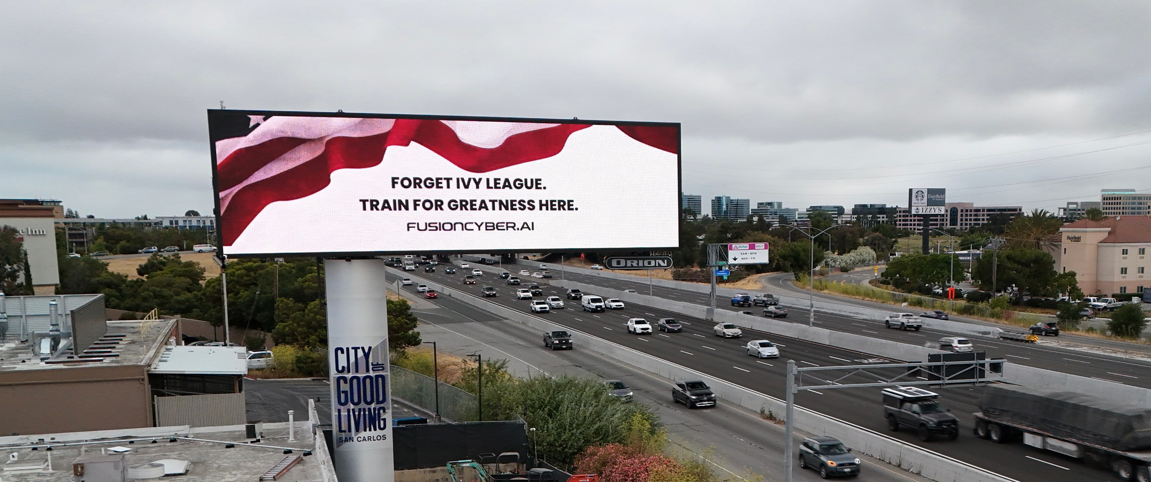 Featured image for article: From Freeway to Firewalls: FusionCyber.AI Hits the Streets of Silicon Valley